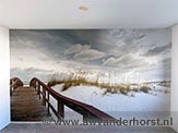 Fotobehang behanger Nijkerk
