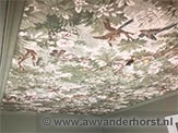Plafond behangen Putten